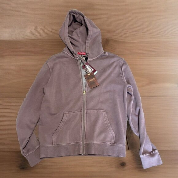 MITCHELL NESS women's ATLANTA HAWKS hoodie sweatshirt Brown Size Small NEW - Picture 1 of 4